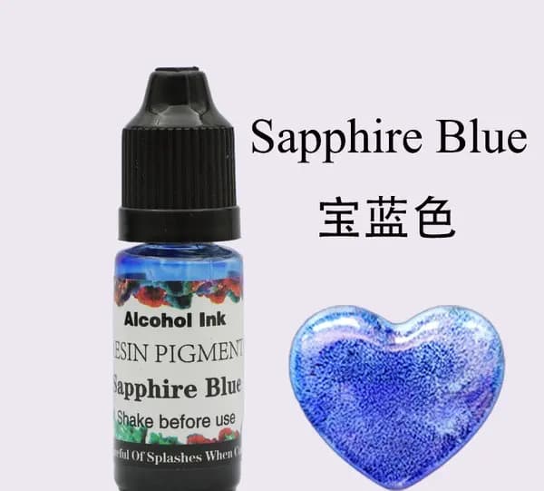 Alcohol ink resin pigment 10ML [ SAPPHIRE BLUE ]