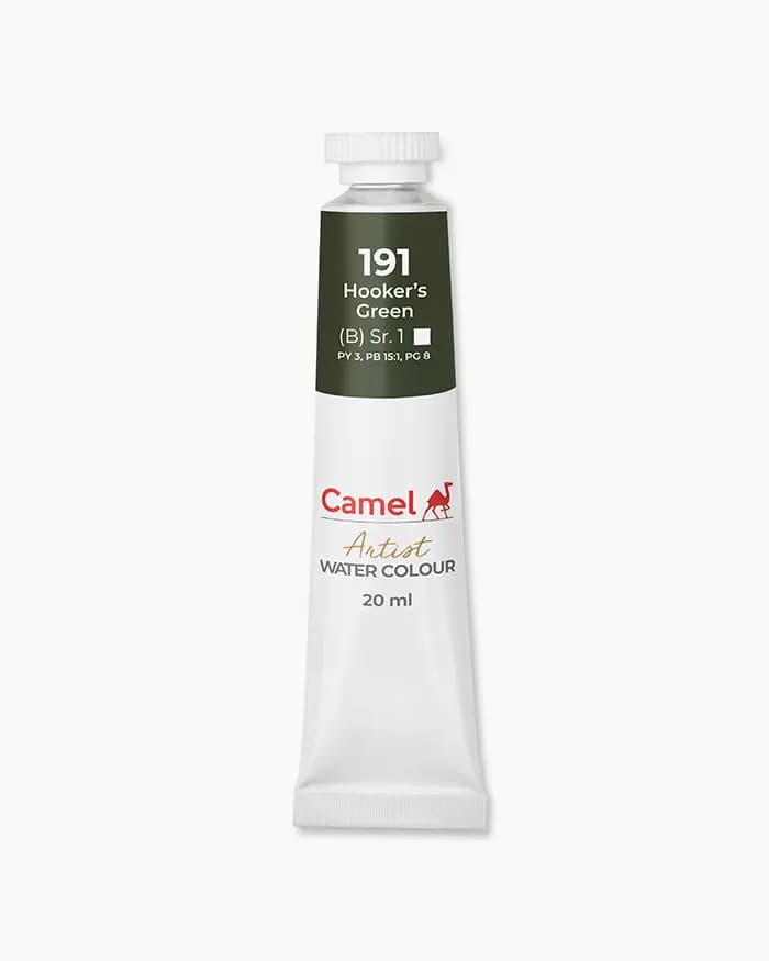 Camel Artist Water Colours Individual tube of Hooker's Green Sr 1 in 20 ml