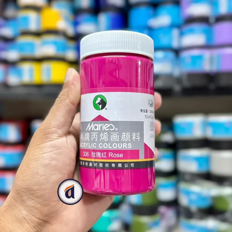 Maries Acrylic Colour 300ml Rose