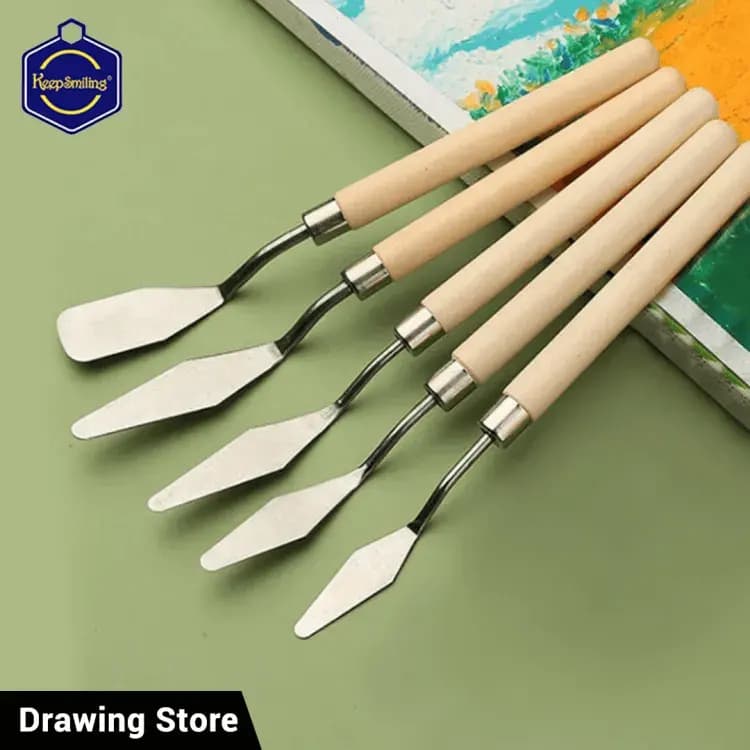 Keep Smiling Mini Palette Knife Set for Mixing Paints