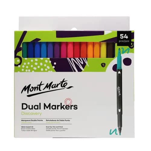 Mont Marte Dual Tip Markers  54pc