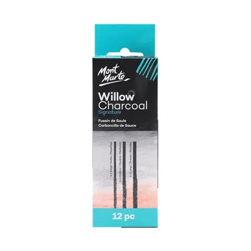 Mont Marte Willow Charcoal 12pc
