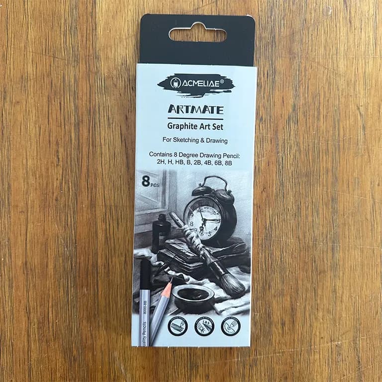 Acmeliae Artmate Graphite Art Set 8pc