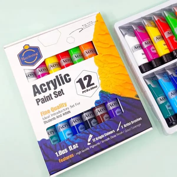 Keep smiling Acrylic Colour Set 30ml 12pc