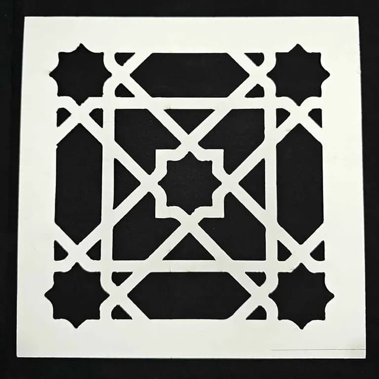 Stencil Code 10 (8x8 inch)