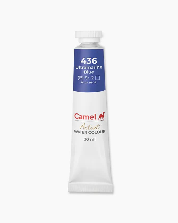 Camel Artist Water Colours Individual tube of Ultramarine Blue Sr 2  in 20 ml