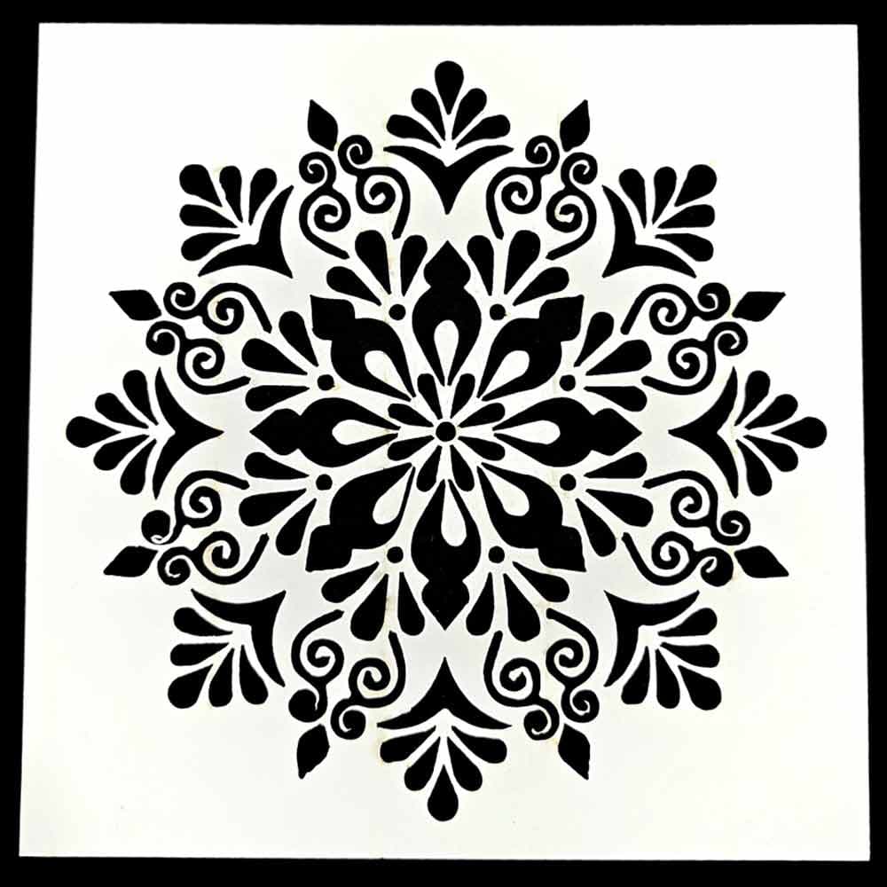 Stencil Code 6 (8x8 inch)