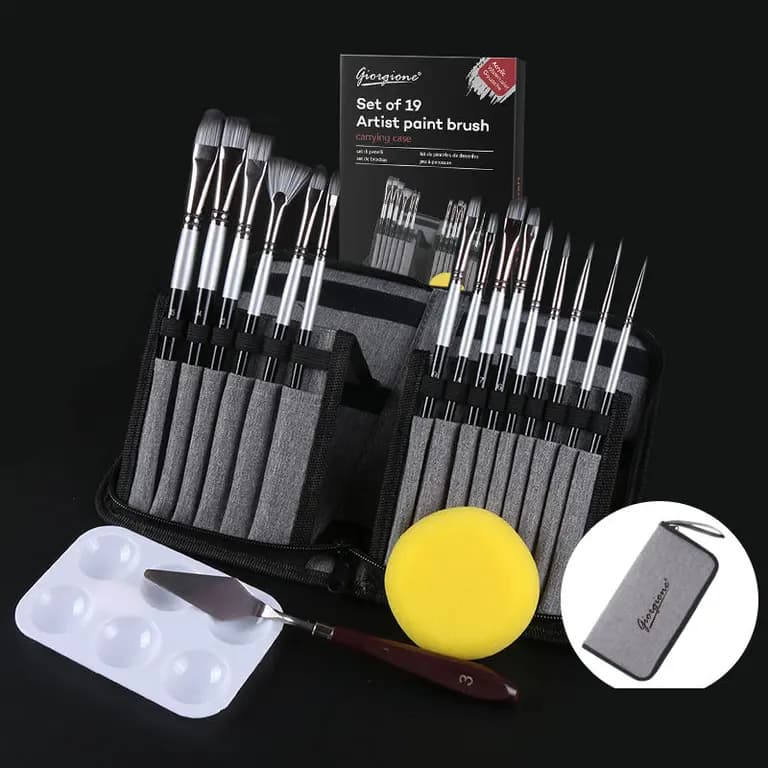 Giorgione Artist Brush Combo Set 19Pc G-CB19