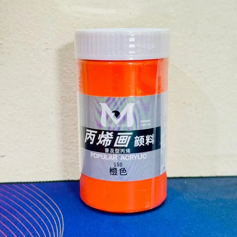 Art Rangers Acrylic Colour 300ml Orange (150)