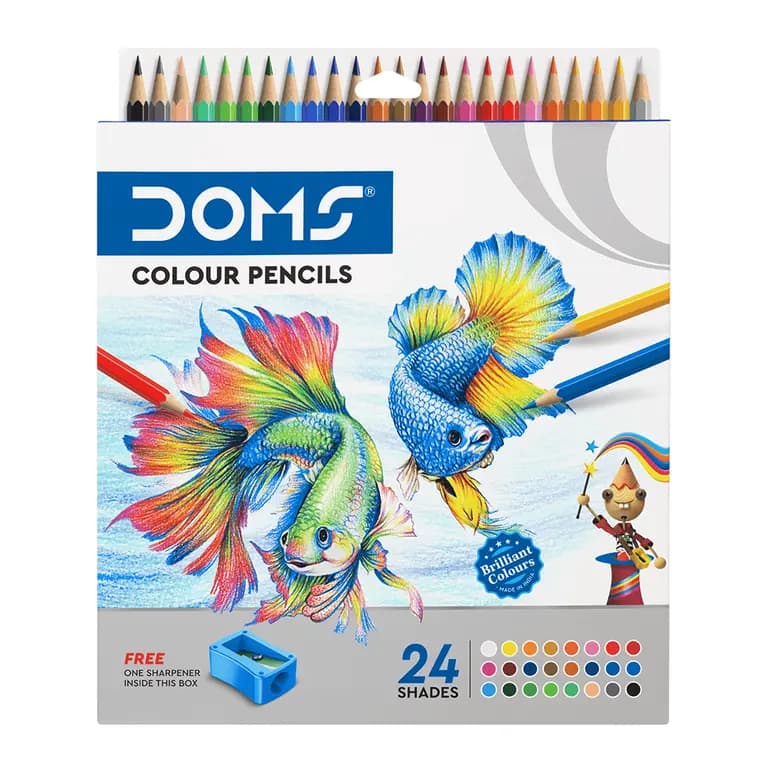 DOMS Colour Pencil 24 Shades