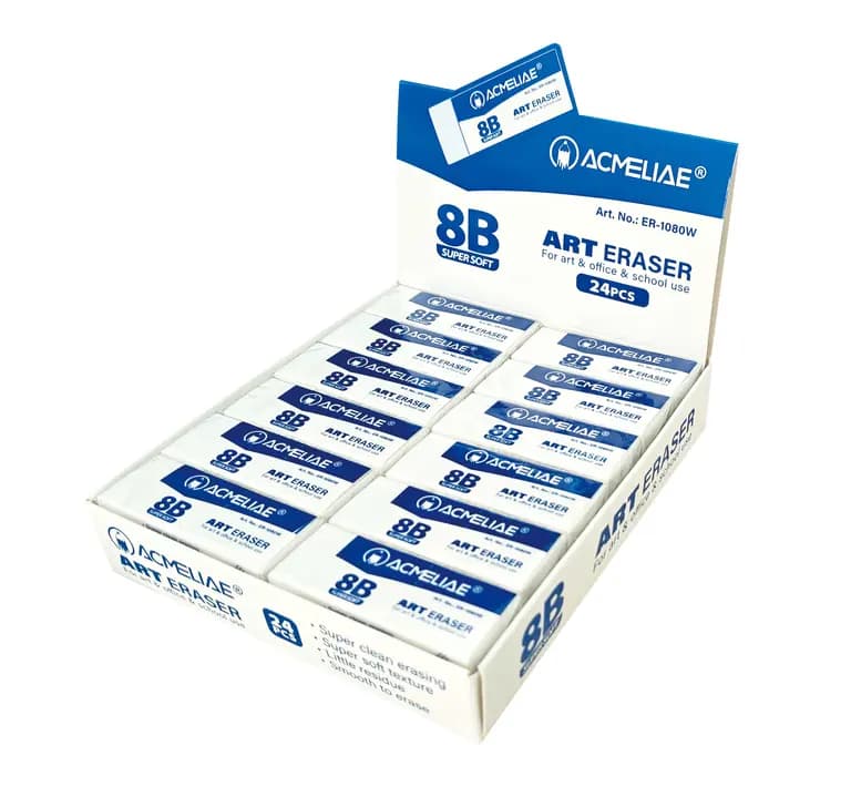 Acmeliae 8B Soft ERASER 1pes