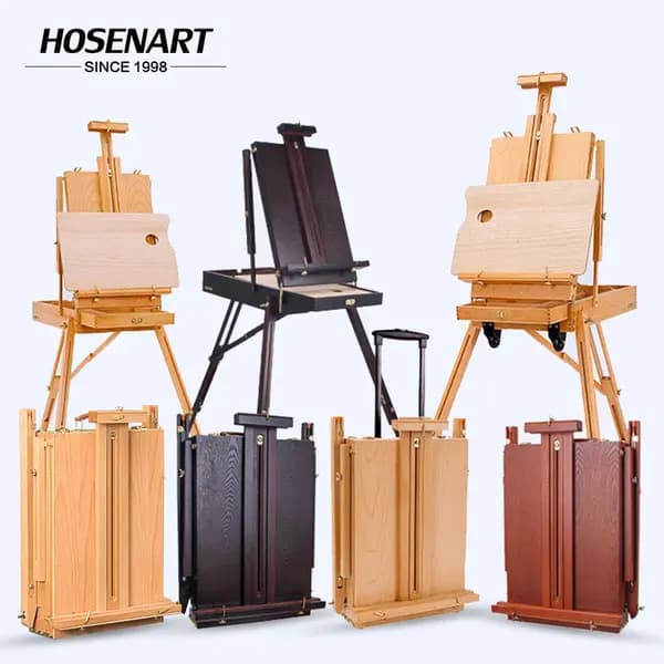 French Box Wooden Sketch Easel