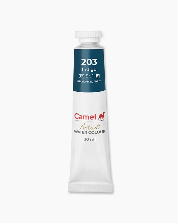 Camel Artist Water Colours Individual tube of Indigo Sr 1 in 20 ml