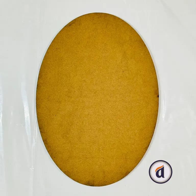Egg Shape MDF Board 12 inch