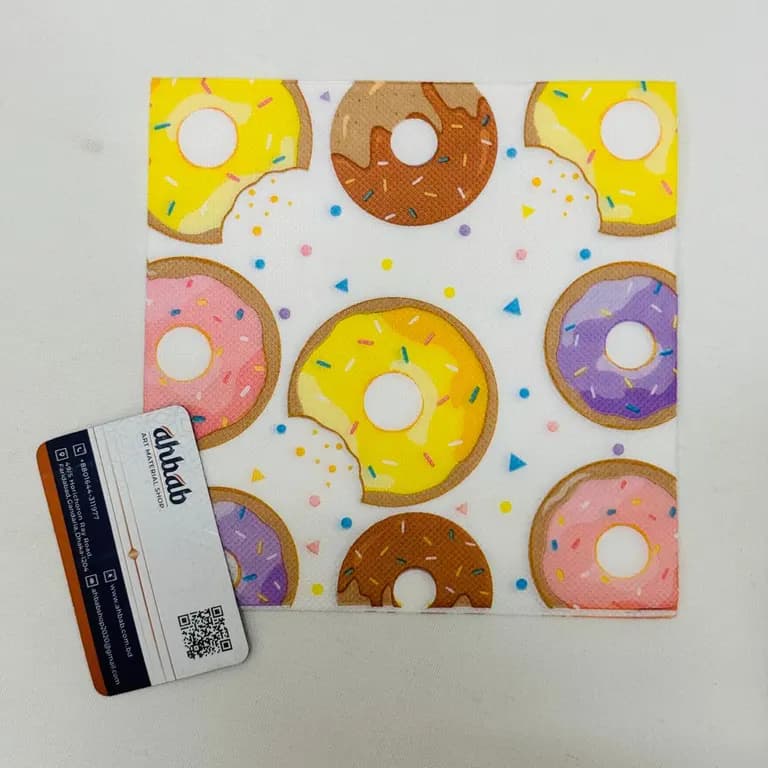 Deco Paper, Color Printed Napkins Dp: 193