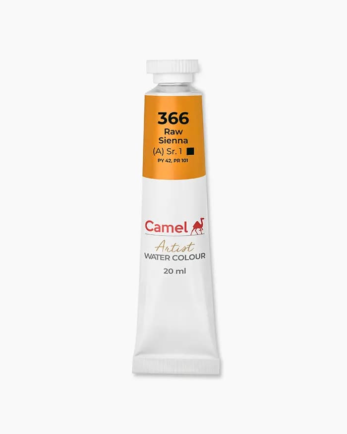 Camel Artist Water Colours Individual tube of Raw Sienna Sr 1 in 20 ml