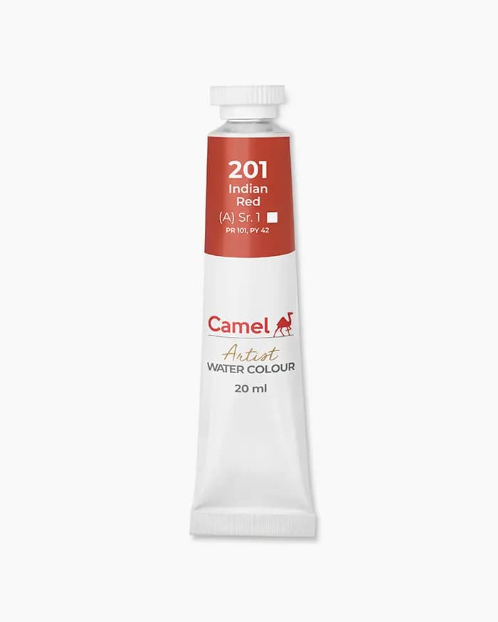 Camel Artist Water Colours Individual tube of Indian Red Sr 1 in 20 ml