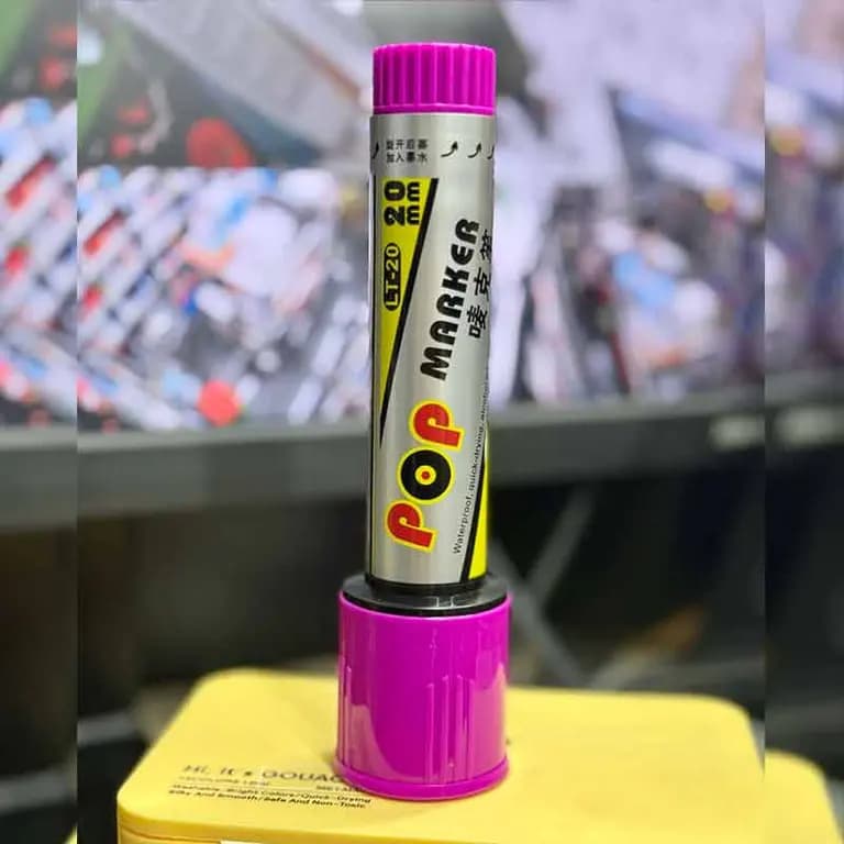 Leto Pop Marker 20mm Magenta 