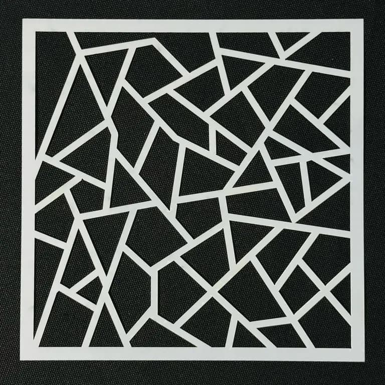 Stencil Code 74 (8x8 inch) 