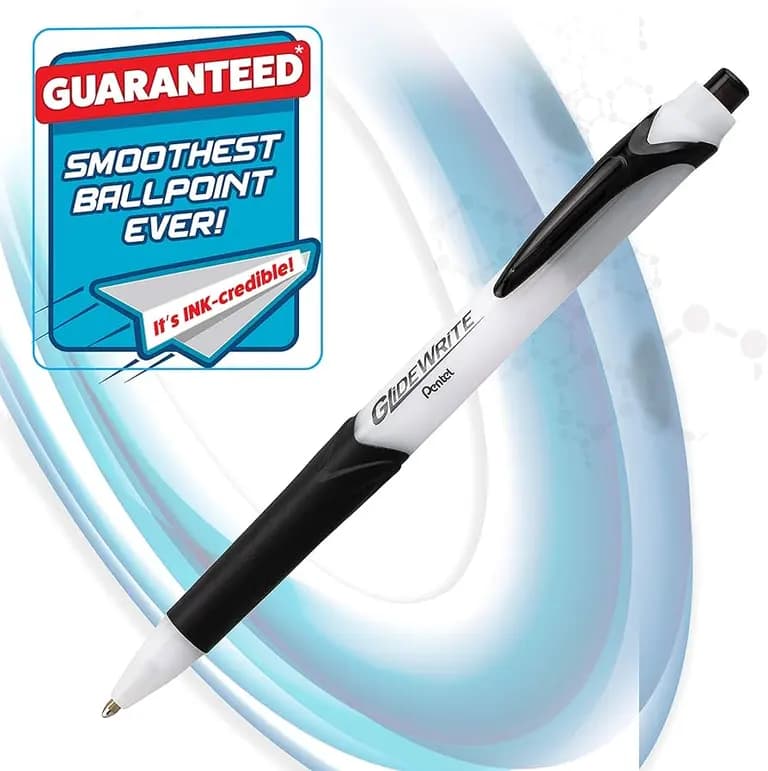 Pentel Glide Ball Point pen Black Ink (1.0mm) - 1 Pcs - BX910-A