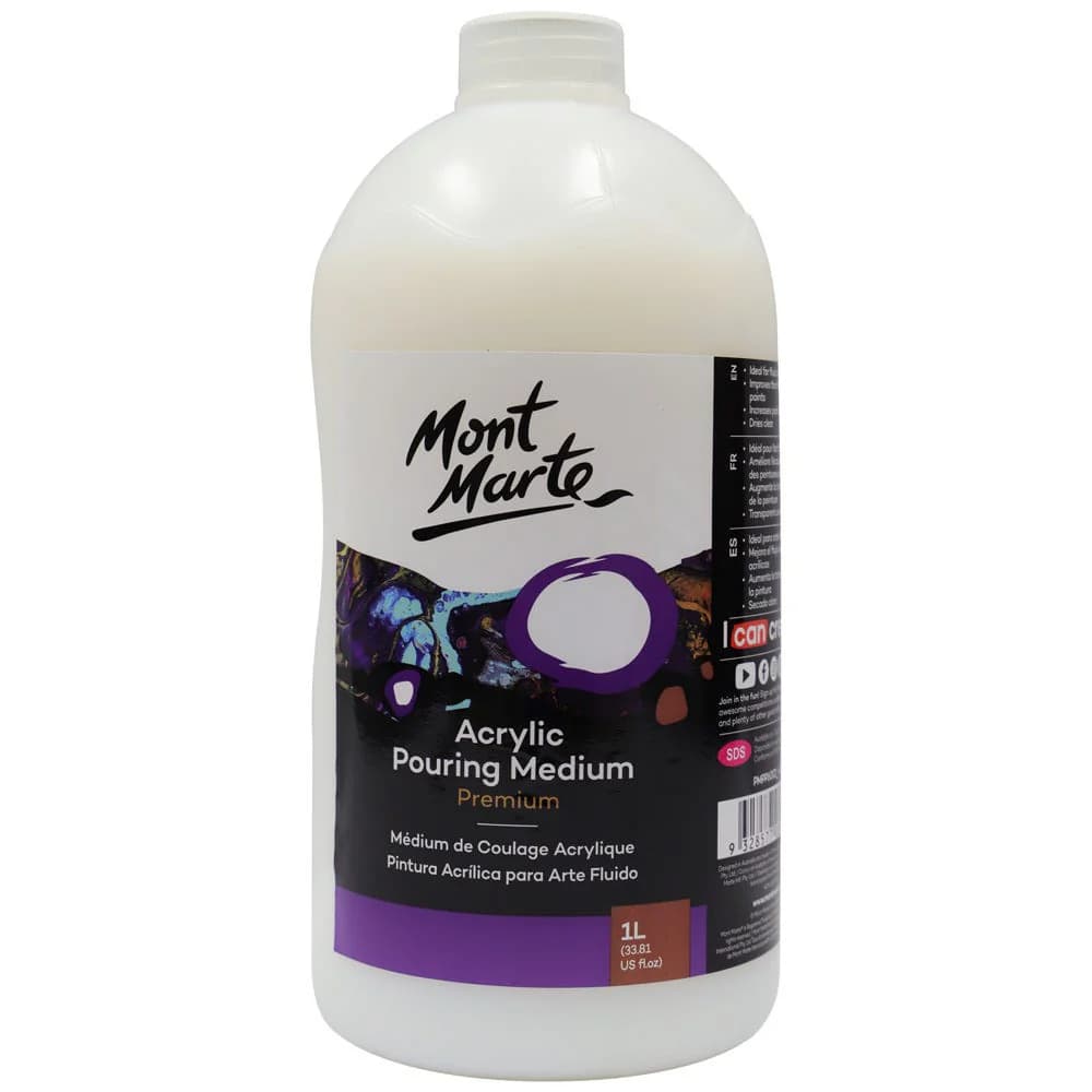 Mont Marte Acrylic Pouring Medium 1L