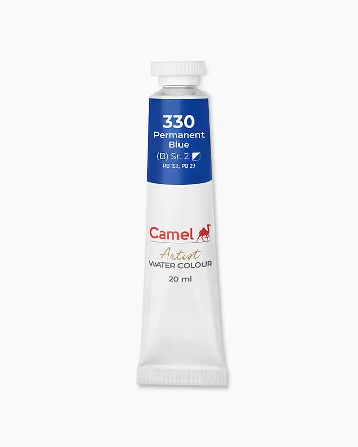 Camel Artist Water Colours Individual tube of Permanent Blue Sr 2 in 20 ml