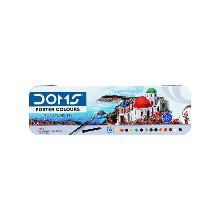 Doms Poster Colour 14pc