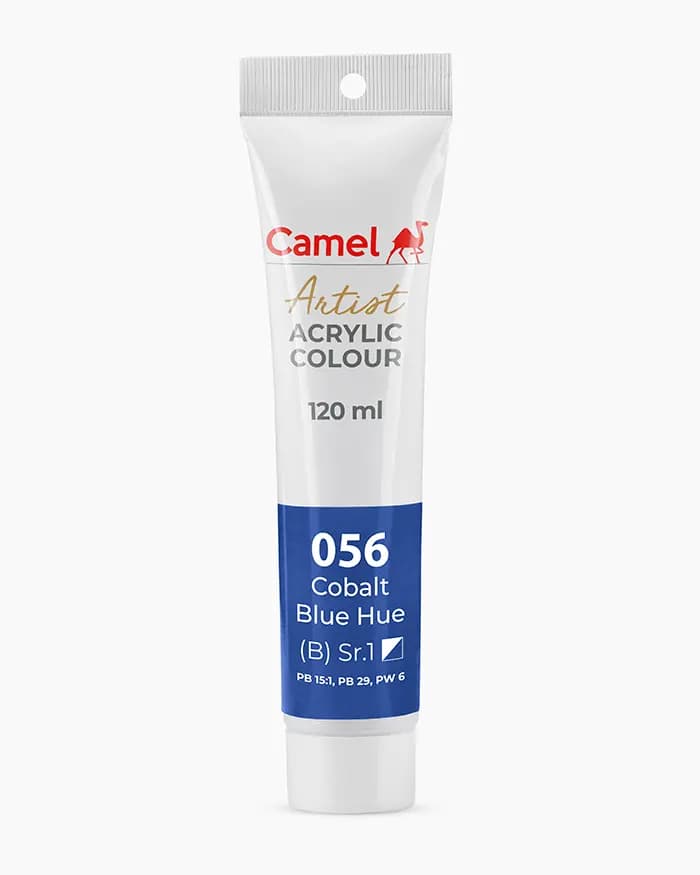 Camel Artist Acrylic Colours Individual tube of Cobalt Blue Hue Sr 1 in 120 ml