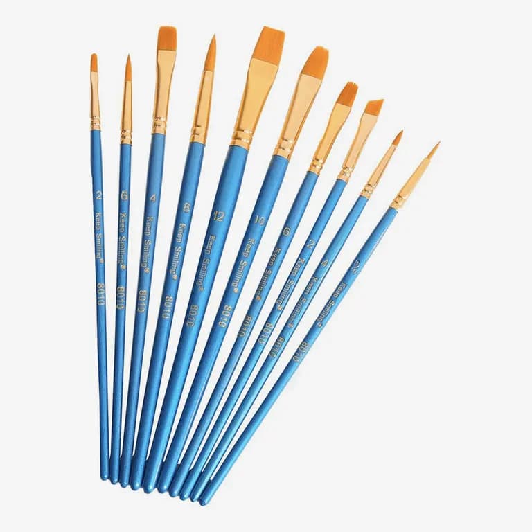 Keep Smiling Artist Brush set 10pc
