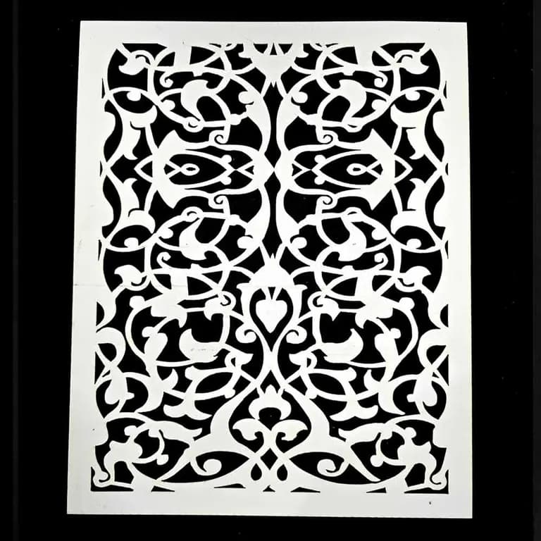 Stencil Code 12 (8x10 inch)