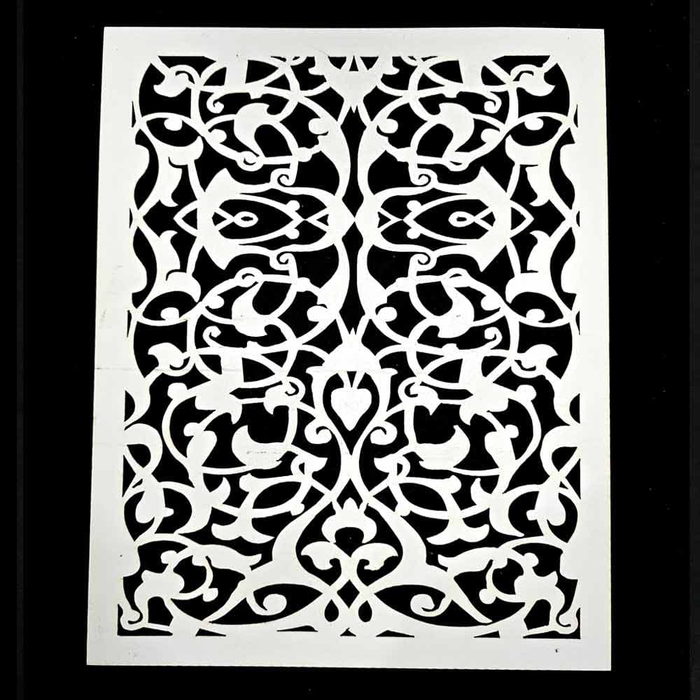 Stencil Code 12 (8x10 inch)