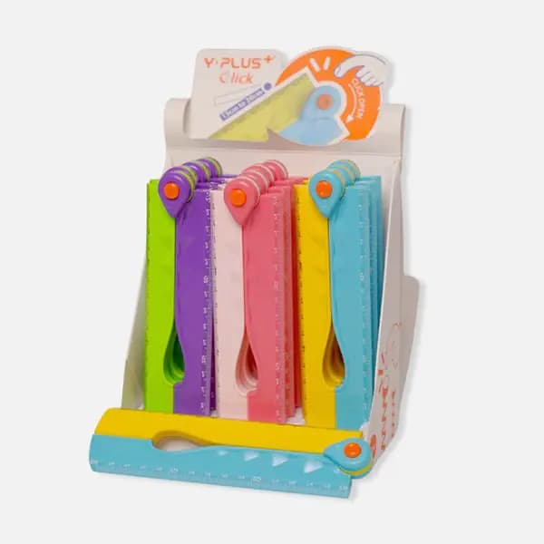 Y-Plus+ Click Ruler 15-30 CM Ruler 1Pes