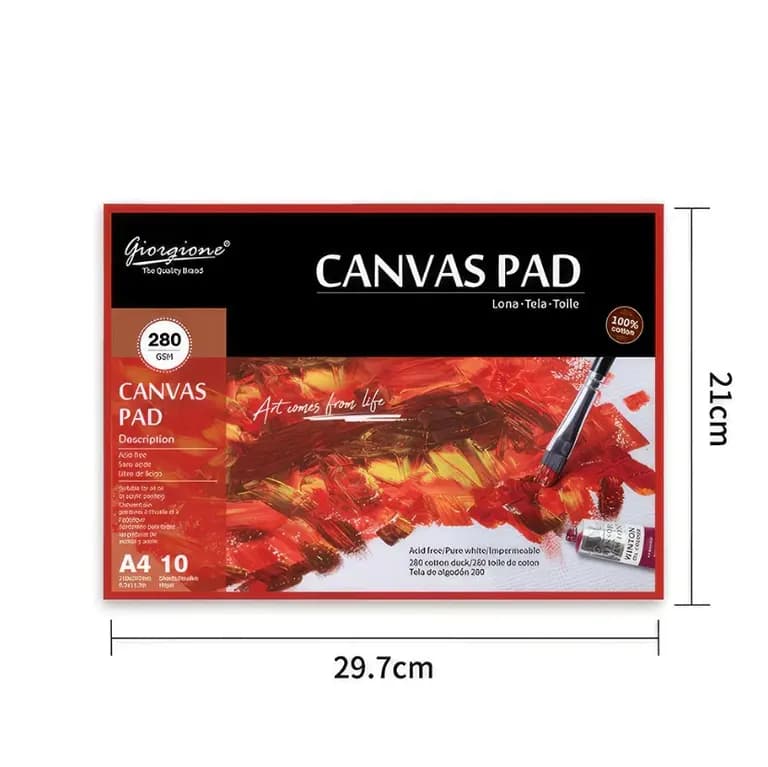 Giorgione Canvas Pad G-CA10-A4