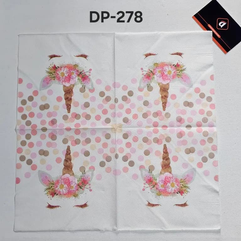 Deco Paper, Color Printed Napkins Dp: 278