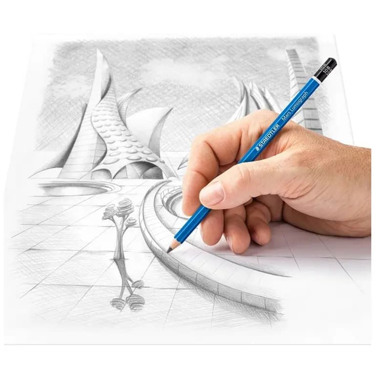 Staedtler Mars Lumograph 10B Pencil MADE IN GERMANY