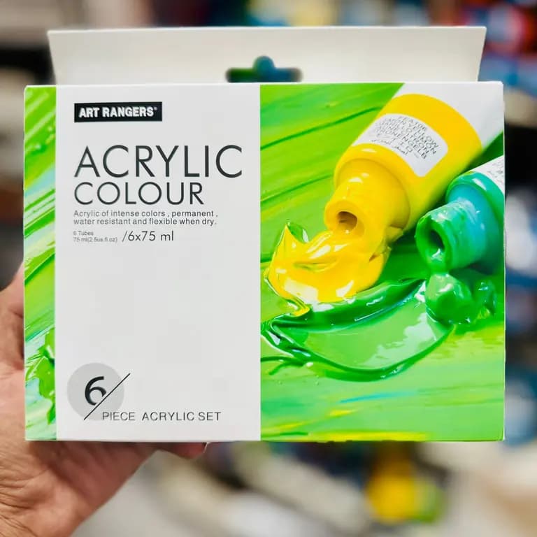 Art Rangers Acrylic Colour 6x75ml 