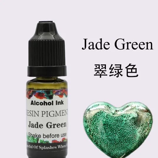Alcohol ink resin pigment 10ML  [ JADE GREEN ]