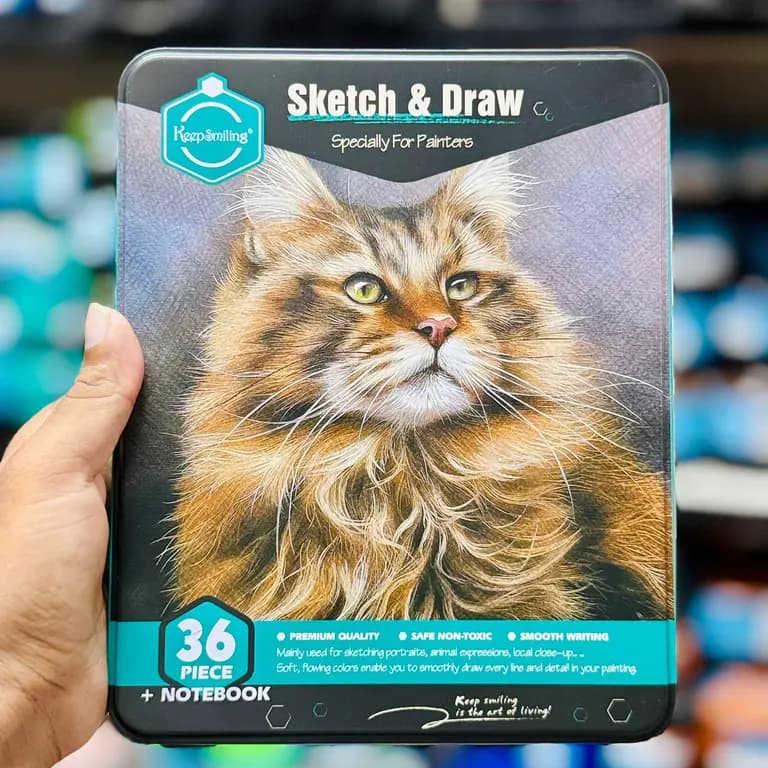Keep Smiling Sketch & Draw Set – For Artists & Dreamers