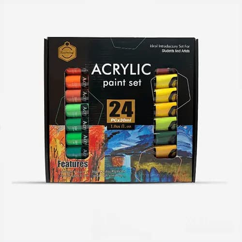 Keep Smiling Acrylic Paint Set 30ml 24 Pcs
