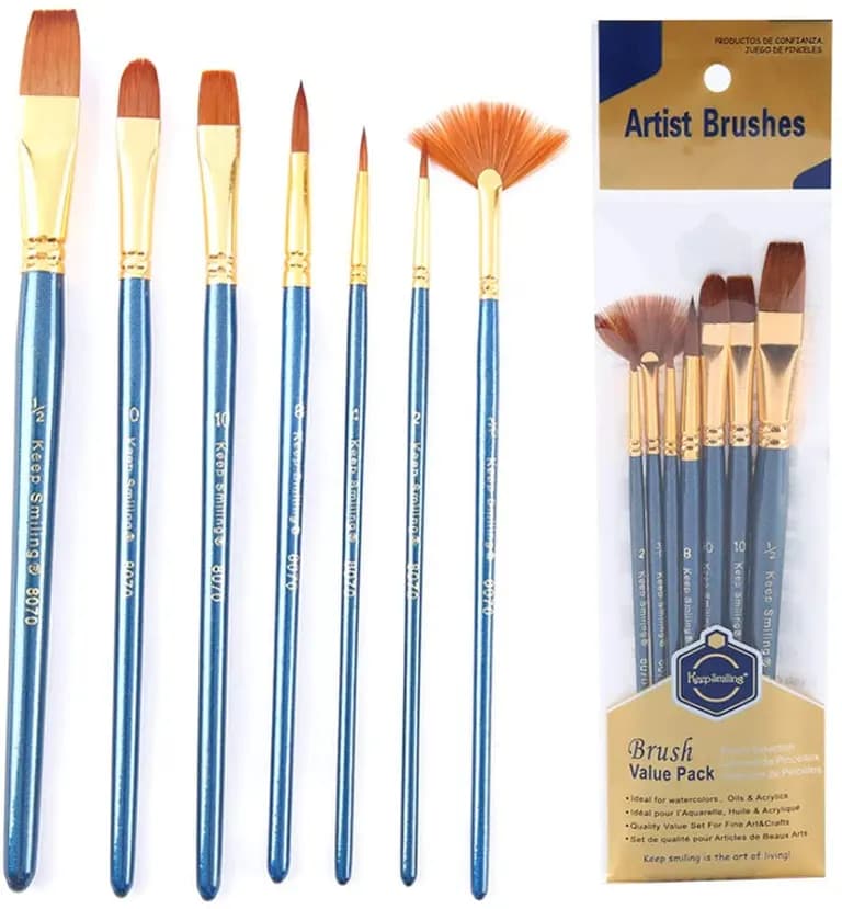 Keep smiling Artist Mix Brush set 7pc
