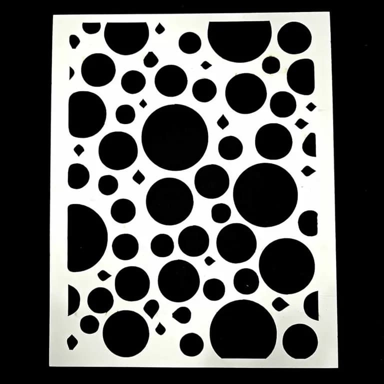 Stencil Code 17 (8x10 inch)