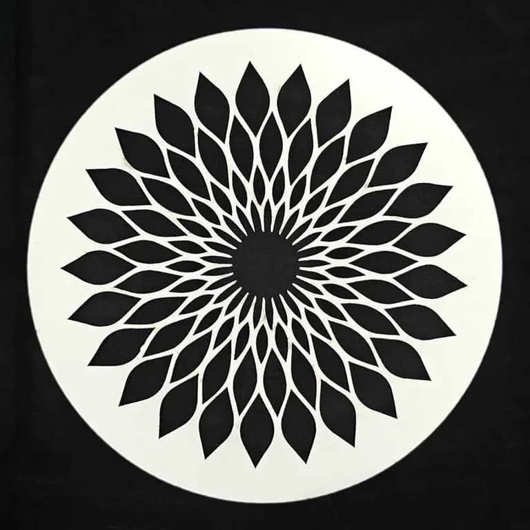 Stencil Code 9 (8x8 inch)