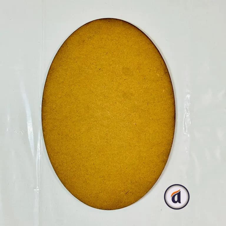 Egg Shape MDF Board 10 inch