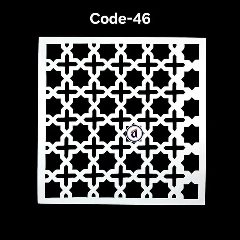 Stencil Code 46 (9.5x11 inch)