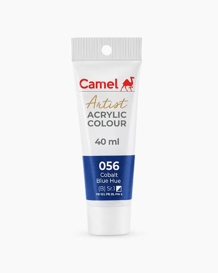 Camel Artist Acrylic Colours Individual tube of Cobalt Blue Hue Sr 1 in 40 ml