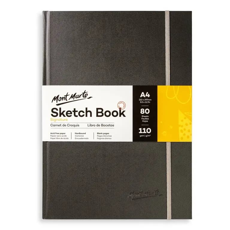 Mont Marte Hardbound Sketch Book 110gsm A4
