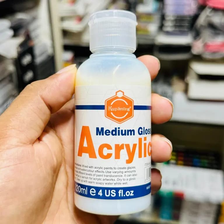 Keep Smiling Acrylic Gloss Medium 120ml MJ-120G