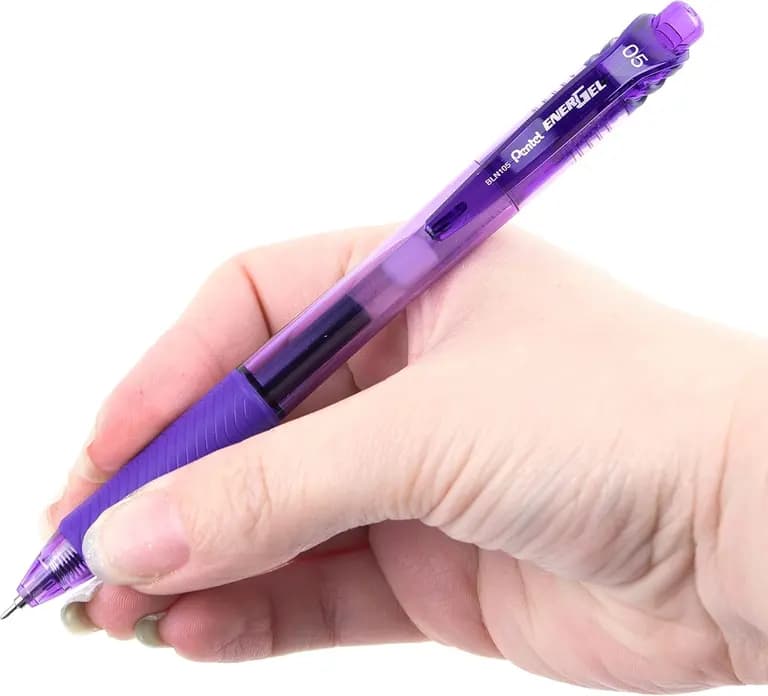 Pentel Energel Gell Pen Violet Ink (0.5mm) - 1 Pcs - BLN105-VX