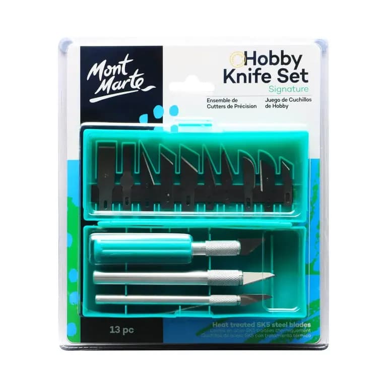 Mont Marte Hobby Knife Set 13pc