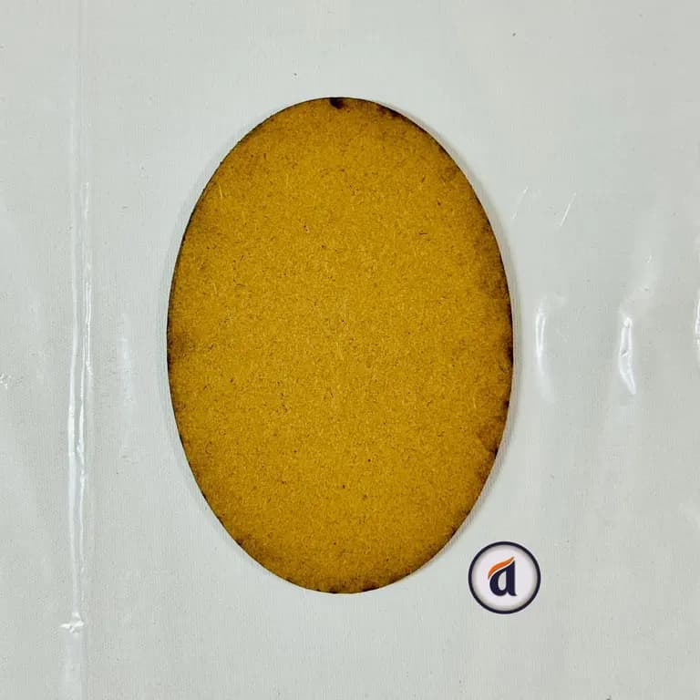 Egg Shape MDF Board 6 inch